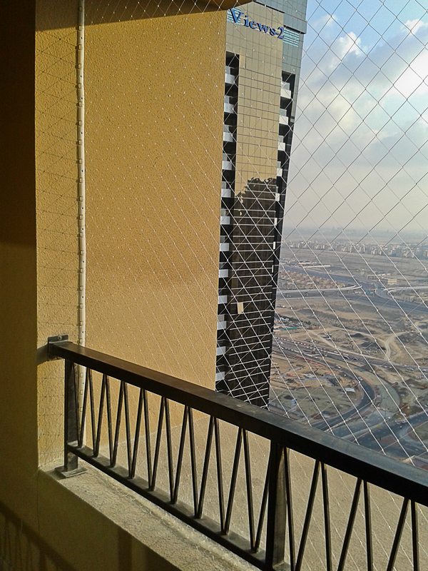Safety netting balcoy - Dubai JLT.