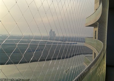 Balcony safety netting - Abu Dhabi