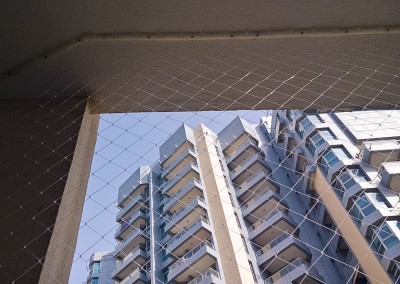 Balcony safety netting top - Dubai Marina