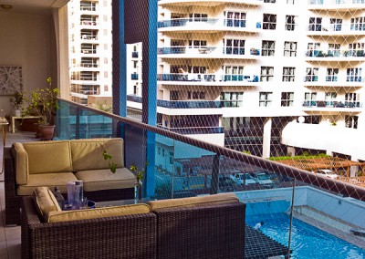 Balcony safety netting - Dubai Marina