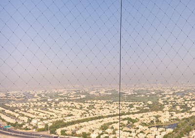Safety netting, corner cable balcony - Dubai JLT